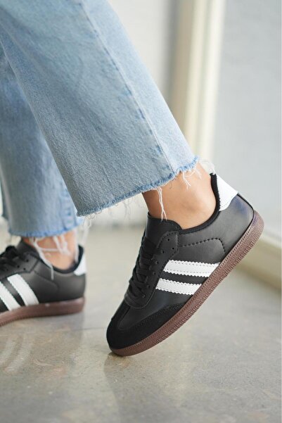 SOLAZER Γυναικείο μαύρο casual sneaker