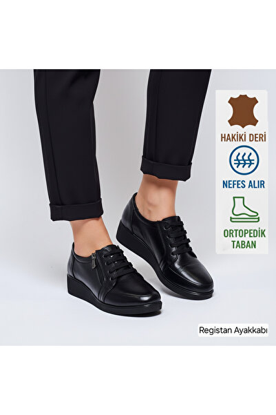 Registan Shoes 4-6 CM TOPUKLU % 100 HAKİKİ YÜKSEK KALİTE YUMUŞAK DERİ-NEFES A...