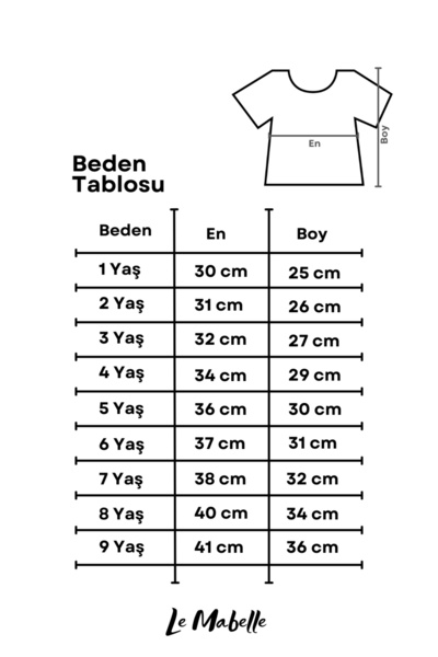 Le Mabelle Pudra  Yıldız Baskılı Kız Çocuk Tül Crop