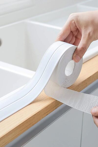 COZY SENSE 3.2M Banyo Küvet Mutfak Lavabo Su Sızdırmaz Bant Su Geçirmez Kenar...