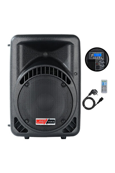 Lastvoice Ample-08A Aktif Kabin Hoparlör 8 İnç 450 Watt Bluetooth Usb