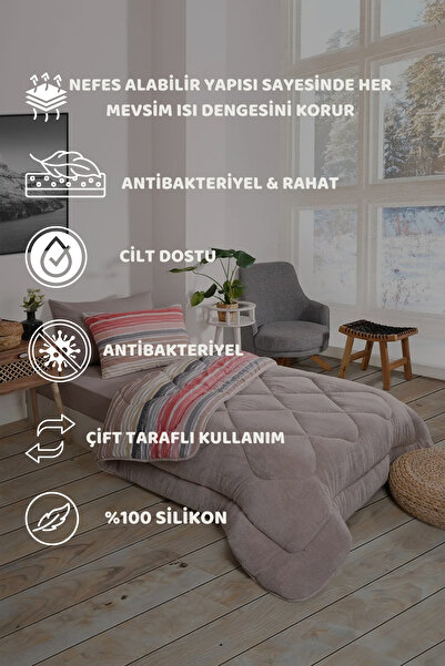 Sudemhome Одномісний двосторонній розкішний ковдра Welsoft Elite М'яка полярна ковдра та наволочка Tasel бежевий