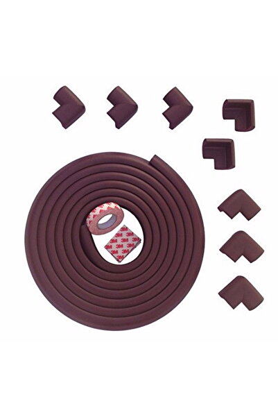 Empria Banda protectie subtire extra lunga 5 m cu 8 coltare incluse, 2.3x0.9x500 cm, grena, protectii bebe