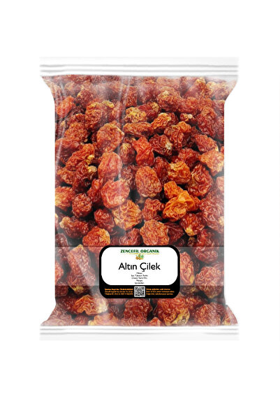 Zencefil Organik Altın Çilek Kurusu Goldberry 1 Kg. Yer Kirazı Gold Berry Goldenberry Kurutulmuş Altın Çilek