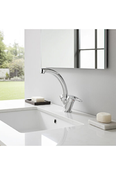 GMS Lale Mix LA101 Kuğu Lavabo Bataryası