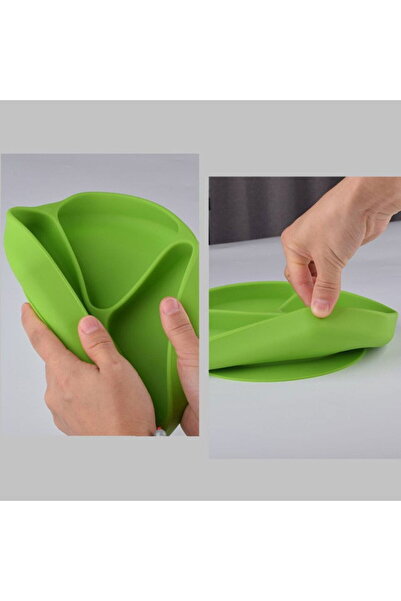 Empria Set diversificare bebelusi, 4 piese, silicon BPA free, Empria, Verde, diversificare bebe