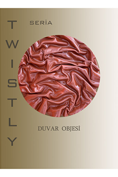 Genel Markalar Twistly Cosmo Crinkly  Parlak Kıvrımlı Modern Tablo Sanatı Duvar Dekorasyon Kabartma Tablo