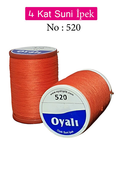 Royaleks مطرزة 4 طبقات رايون غزل التطريز الخرز الخيط الكروشيه التطريز رقم: 520