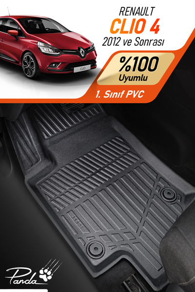 Panda Kılıf RENAULT CLİO 2012 - 2019 ARASI 4D HAVUZLU PASPAS TAKIMI