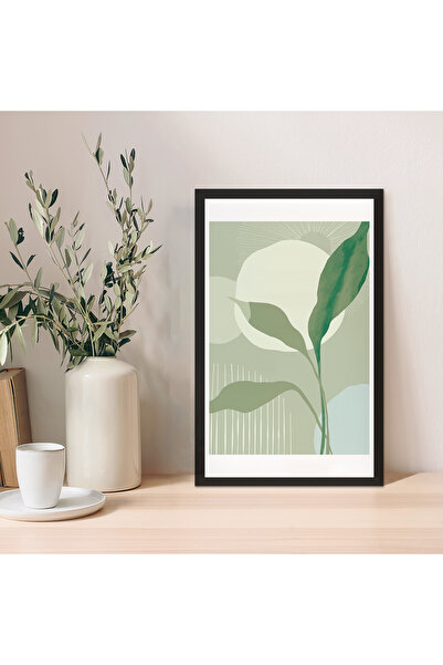 Zevahir Mobilya Dekorasyon 1 Adet Antrasit Mdf Zeminli Açık Bej Spiral Mdf Çe...