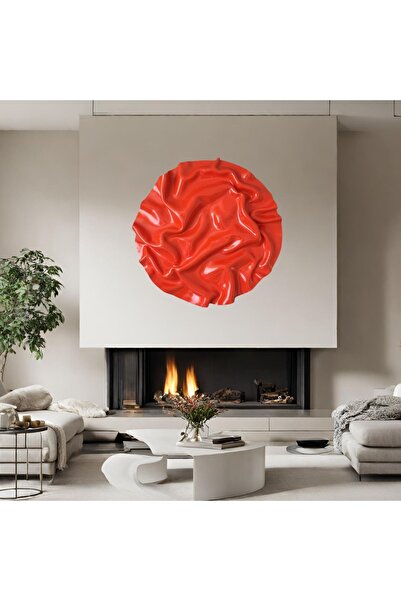 pienosanat Kişiye Özel Sanat Eserii Twistly Parlak Kıvrımlı Tabo Crinkly Cosmo abstract