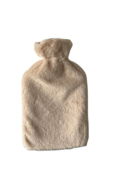 Eq deco Sıcak Su Torbası 2 Lt ve Peluş Kılıflı Krem Yumuşak Termoterapi