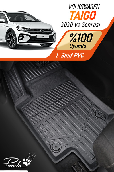 Panda Kılıf VOLKSWAGEN TAİGO 2020- SONRASI 4D HAVUZLU PASPAS TAKIMI