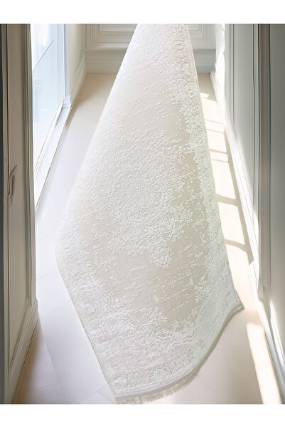 Trend Home LARA Kaymaz Taban Makinede Yıkanabilir Geometrik Desenli Modern Sa...