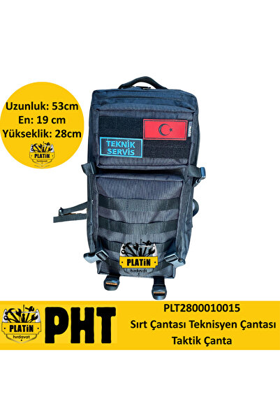 PLATİN HIRDAVAT PHT Sırt Çantası Teknisyen Çantası Taktik Çanta plt2800010015
