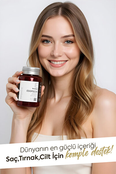 Esomed Esopecia 60 Tablets Anti-Hair Loss Collagen + Biotin + Keratin + Plant Extracts Multivitamin