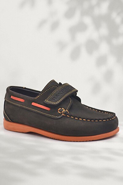 Rakerplus Simurg Hakiki Deri Cırtlı Spor Erkek Çocuk Ayakkabı