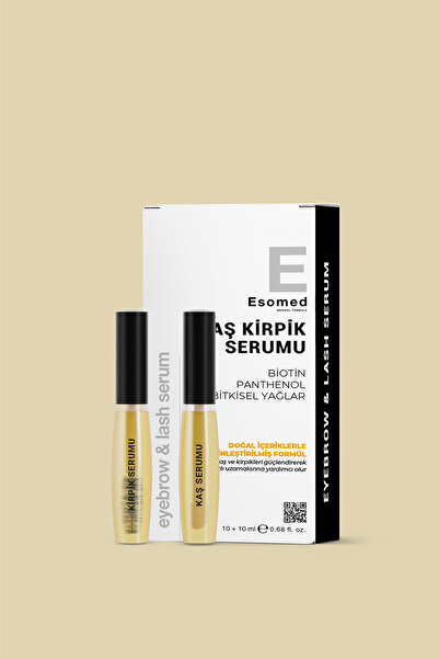 Esomed Kaş ve Kirpik Serumu Biotin Argan Vitamin B5 İçerikli Kaş Kirpik Güçlendirici Yoğun Bakım Serum 10ml
