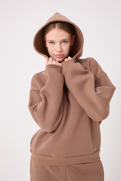 FLAMOVA ΓΥΝΑΙΚΕΙΟ ΦΟΥΤΕΡ ΥΠΕΡΜΕΓΕΘΕΣ ΜΕ ΚΟΥΚΟΥΛΑ, ΑΠΟ ΒΑΜΒΑΚΙ ΤΡΙΩΝ ΝΗΜΑΤΩΝ, ...