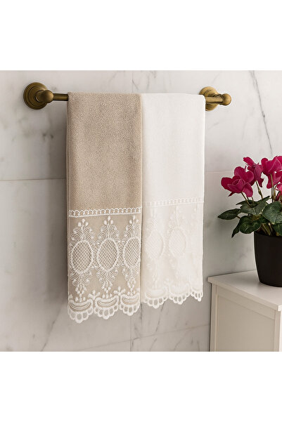 Çeyiz Bahçesi Якутський набір з двох оксамитових рушників