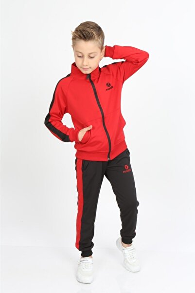 RUN LİFE Children's Tracksuit Set Diver Fabric