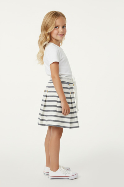 Ma Miss Armina Дівчача спідниця з жакардовим візерунком 23 квітня 29 жовтня 19 травня Весілля День народження Свято та вечірка Повсякденна спідниця