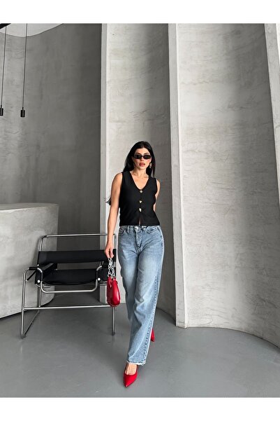 ZARİNA STRAİGHT PALAZZO JEAN