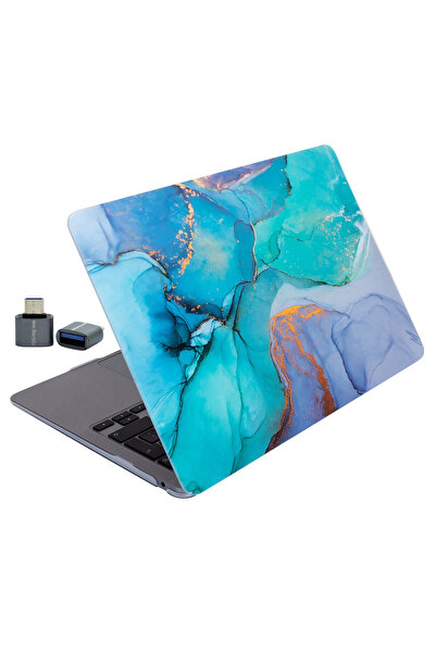 Mcstorey Macbook Air M1 Kılıf 13inç A1932 A2179 A2337 Ile Uyumlu Marble15nl