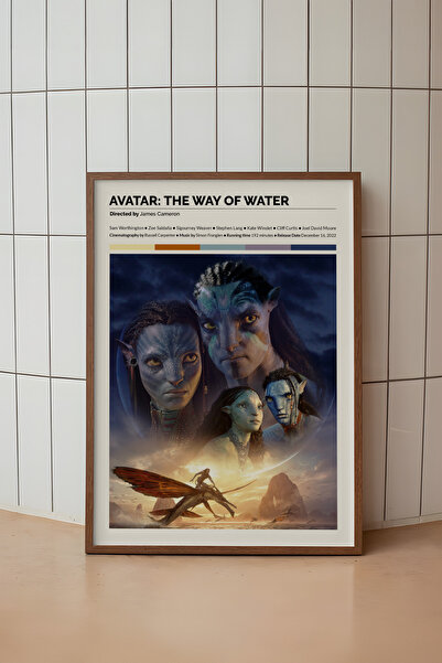 House Gorgeous Avatar The Way Of The Water Film Tasarımlı Çerçeve Poster