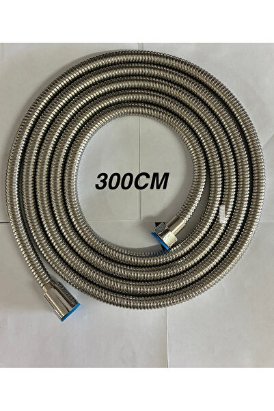 SPAKYILDIZ ( 300CM) 304 PASLANMAZ DUŞ HORTUMU SPİRAL HORTUM ÜÇ METRE ( 300 CM...
