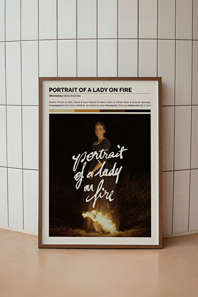 House Gorgeous Pictură decorativă cu design de film Portret de o doamnă în foc