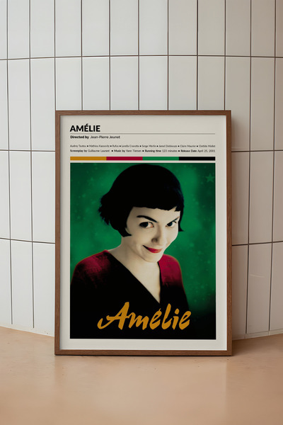 House Gorgeous Poster okvira za dizajn filma Amelie