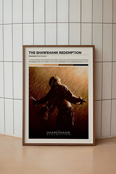 House Gorgeous Dizajn filma "Otkupljenje iz Šošanka" - poster bez okvira