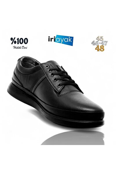 İriayak Erkek Büyük Numara % 100 Hakiki Deri Ayakkabı Ba326 46-47-48