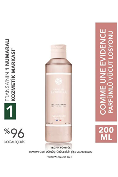 Yves Rocher Comme Une Evidence Parfümlü Vücut Losyonu 200 ml.