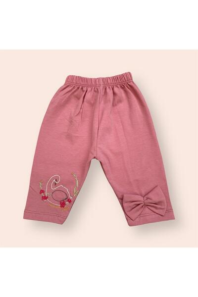 Modish Baby Girl Swan Patterned Summer 2-Piece Set (T-Shirt + Shorts) with Bow – 6-24 Months