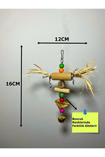 Ciko Kafes Wooden Bird Toy with Bell