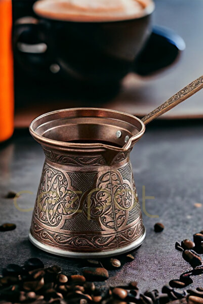 ArnaBella Cezpot Classic 3-Person Cast Iron Coffee Pot Compatible with Induction (Magnetic) Cookers