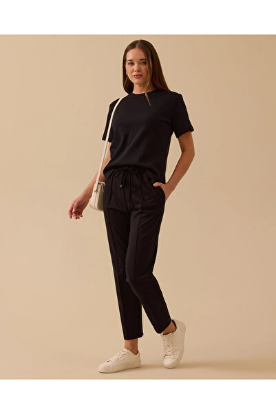 SCL Lace-Up Ankle Length Pocket Pants