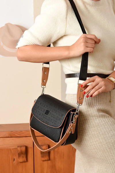 Just Polo حقيبة يد وكتف نسائية أصلية مقاومة للماء بتصميم فاخر ومحفظة للتسوق