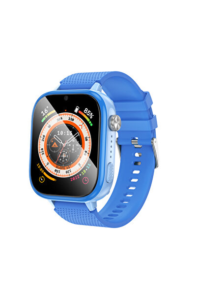 Hoco 4G (SIM) smart watch for children, blue