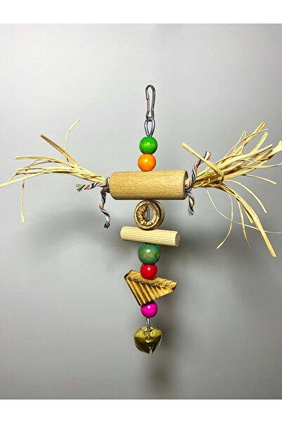 Ciko Kafes Wooden Bird Toy with Bell