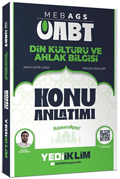 Yediiklim Yayınları 2026 MEB AGS ÖABT Din Kültürü ve Ahlak Bilgisi Konu Anlat...