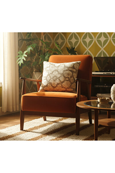 PİKKO HOME Brown 45*45 cm Throw Pillow Cover
