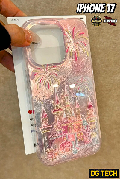 EWEC iPhone 17 Uyumlu Rüya Kale Dream Castle Hologramlı IMD Premium Telefon K...