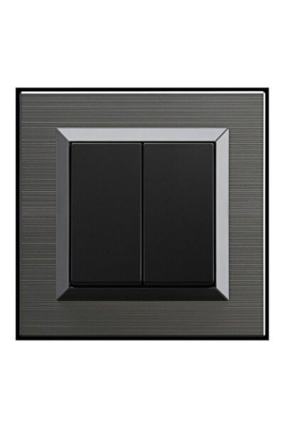 OVİVO Tenda Quantum Manyetik Gri Siyah Komitatör Çerçeve Dahildir - 12 Adet