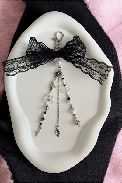 WhimsyWhite Breloc pentru geantă, breloc pentru chei și accesoriu pentru gean...