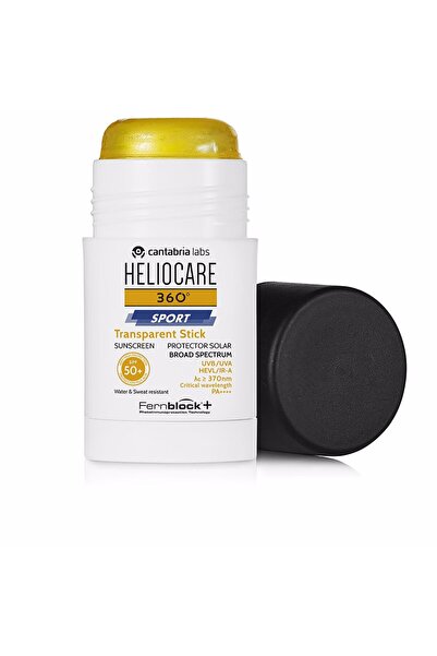 Heliocare 360° Sport Transparenter Sonnenschutzstift Spf50+ 25 gr