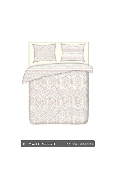 INREST Calista Duvet Cover Set (Without Filling) Cotton 100% King Size 230x250 cm - 3 Pieces