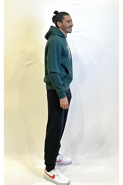 Superlife Süperlife Men's Hooded Comfortable Fit Fleece Inside 3 Thread California Printed Sweatshirt Spr24Sw11